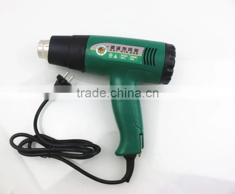 1600W hot gun for wrapping car temperature with good price