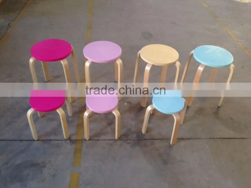 high quality children stool bentwood children chair and stool