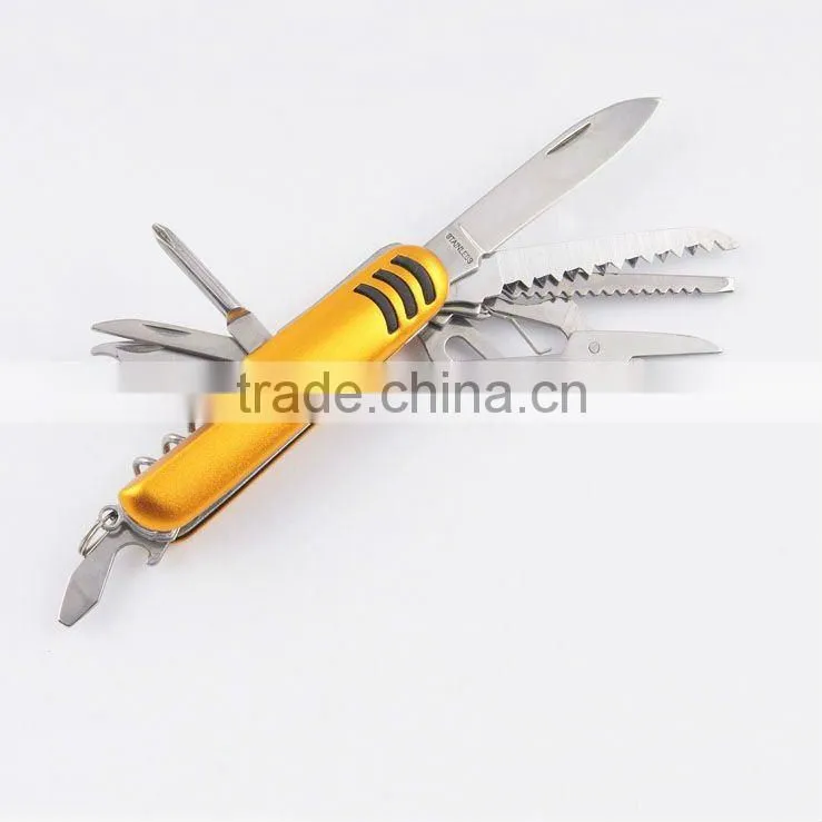 2014 New design multi function strider pocket knife with LED light K3011SG3