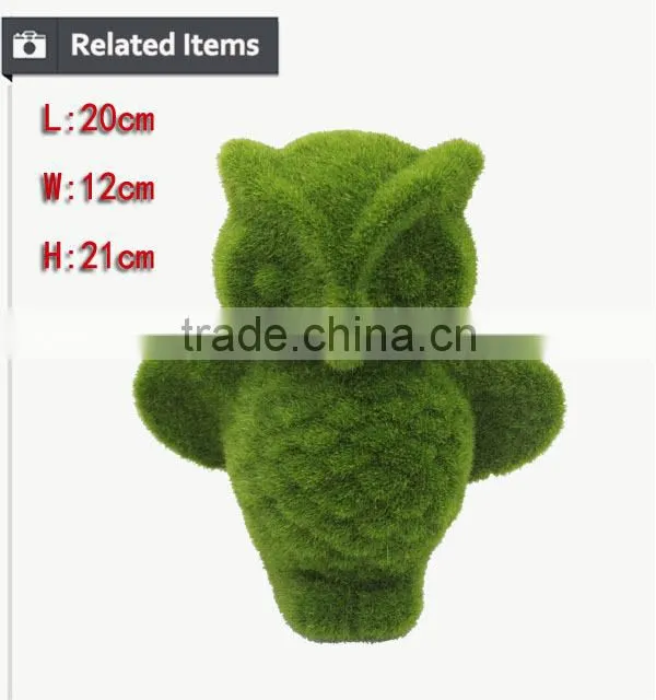Pet product gardening item for home and garden decoration moss rabbit