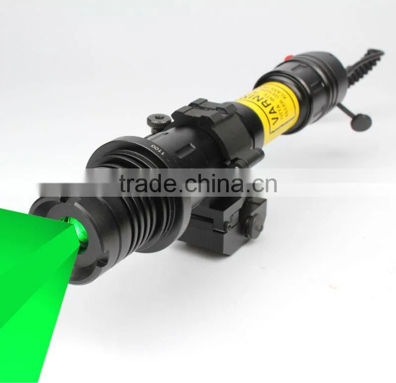 Subzero Power and Laser Beam Adjustable Long Distance Green Laser Designator Sight, torch laser illuminator light