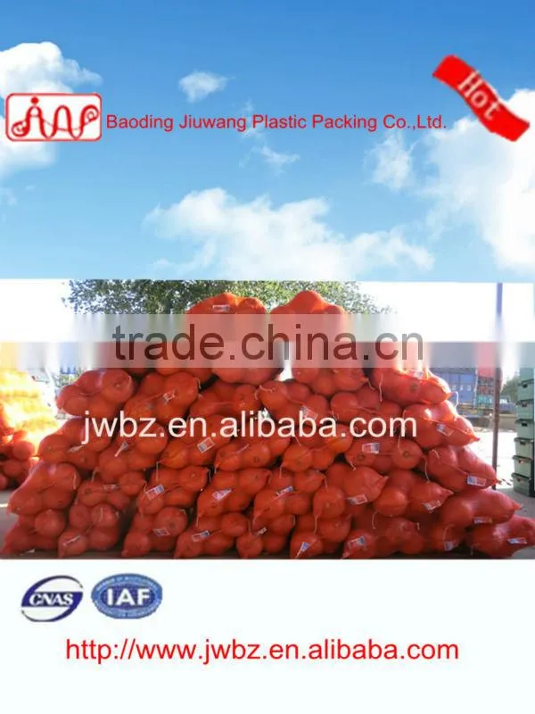 PP circular packaging bags with drawstring for potatoes China