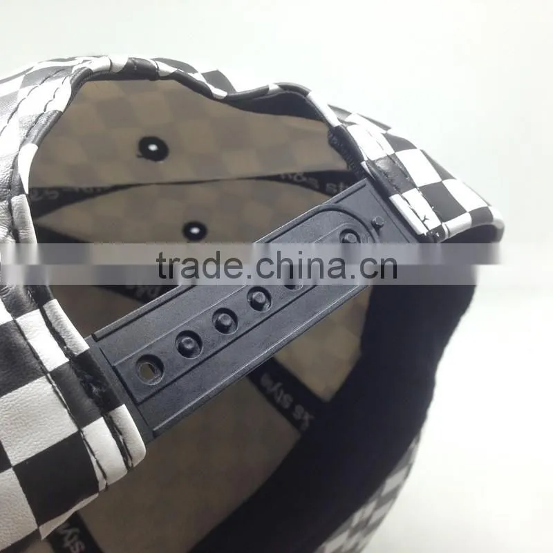 Damier Led Snapback Cap Flat And Short Brim Hip-Hop LED Cap