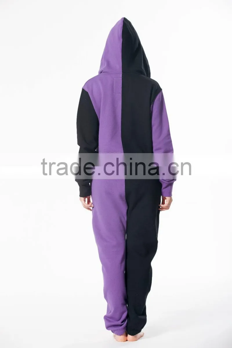 Hooded fleece blank onesie women fashion adult baby onesie