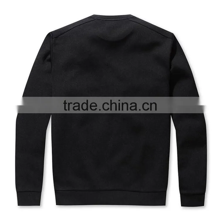 Fashion long sleeve pullover wholesale mens crewneck sweatshirt