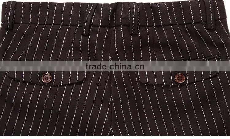 ELPA NXB 0062 Vertical Striped three pieces boys suits for show