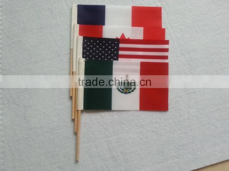 promotional national hand flag