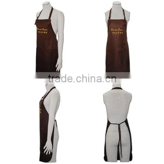 Colored cheap disposable plastic kitchen apron for men wholesale kitchen aprons (AP021)