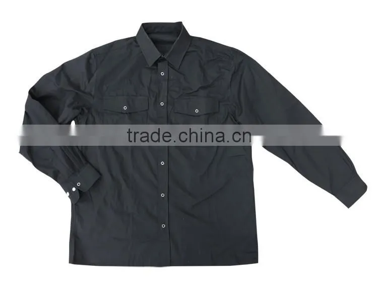 Embroidered long sleeve american apparel poly cotton custom t shirt mens work shirt