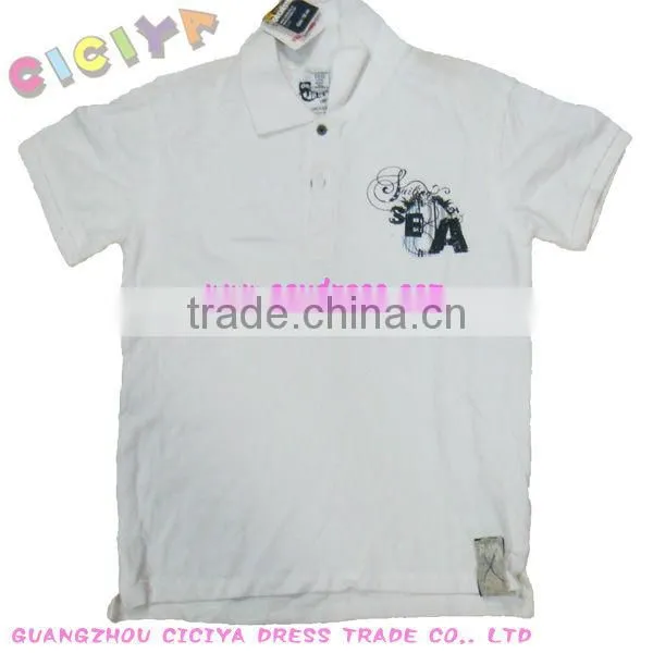 Wholesale custom polo design s/s man t-shirt