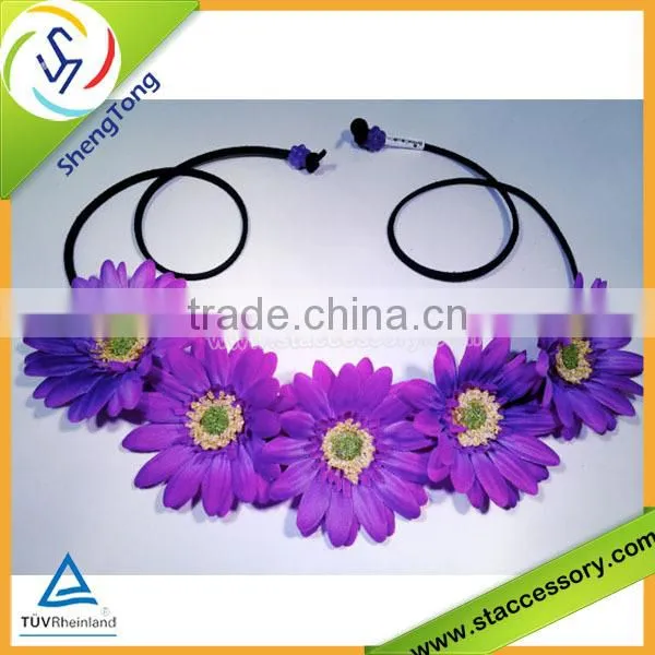 so hot wholesale fabric flower artificial flower crown