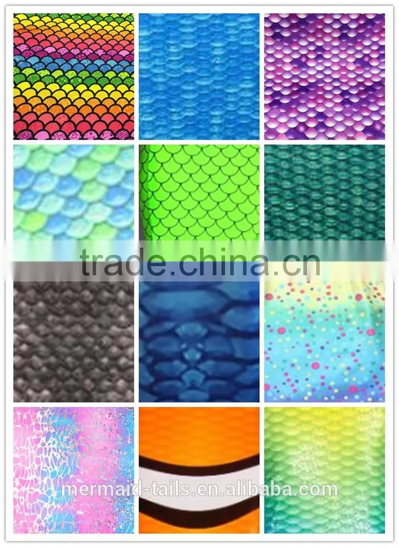Kids Swimmable Mermaid Tails Swimming Mono fin