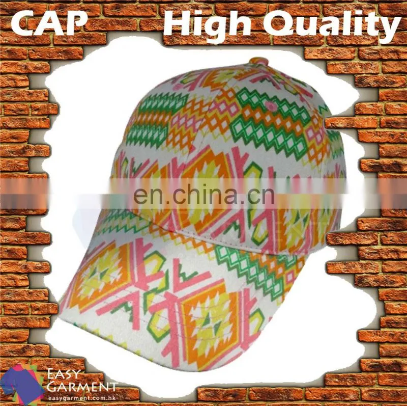 Custom Professional Adult Digital Printing Blank Baseball Cap