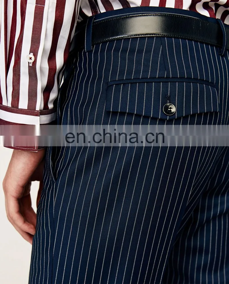 2017 Dongguan Wholesale Custom Slim Fit Suit Trousers For Men