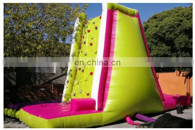 2013 inflatable climbing wall, inflatalbe rocker climbing