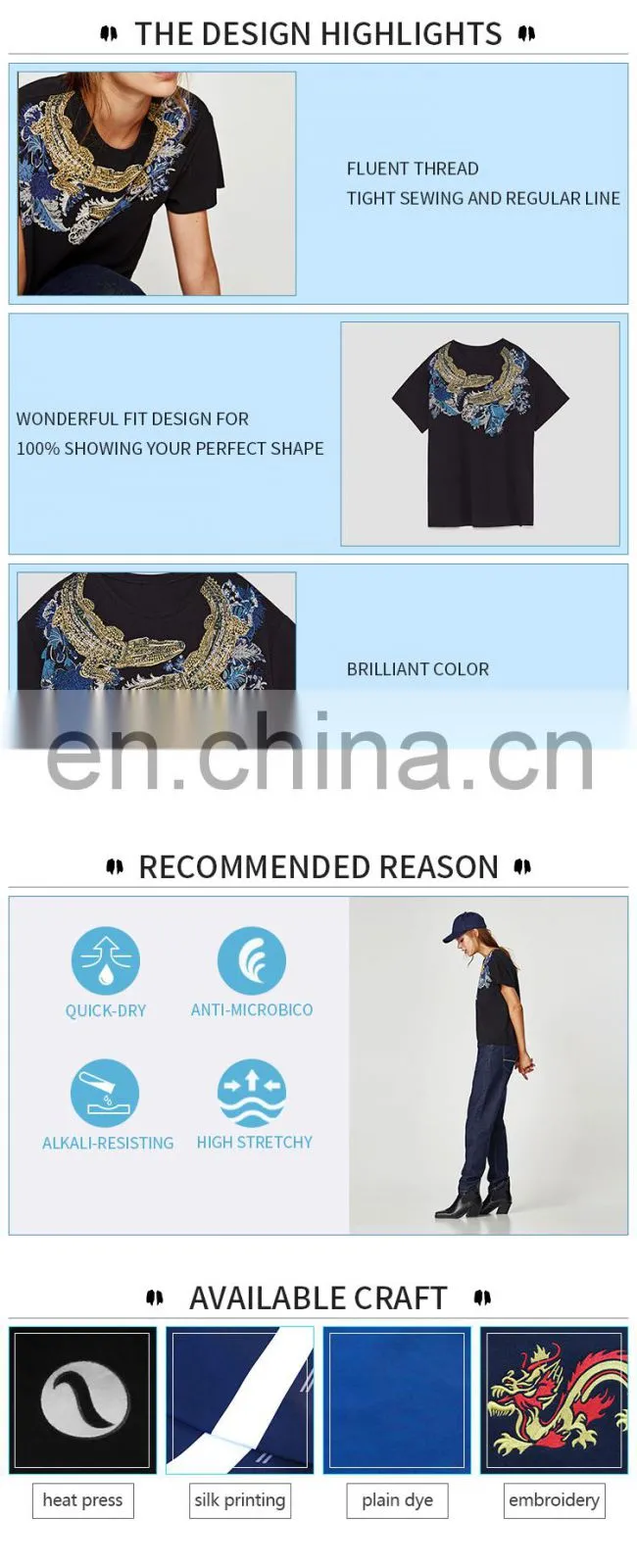 soft korea sublimation sport fashion design girl t shirt sportswear women