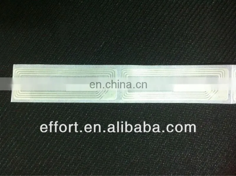 RF 8.2mhz security soft tags 4x4 clothing tag EAS RF LABEL with high quality