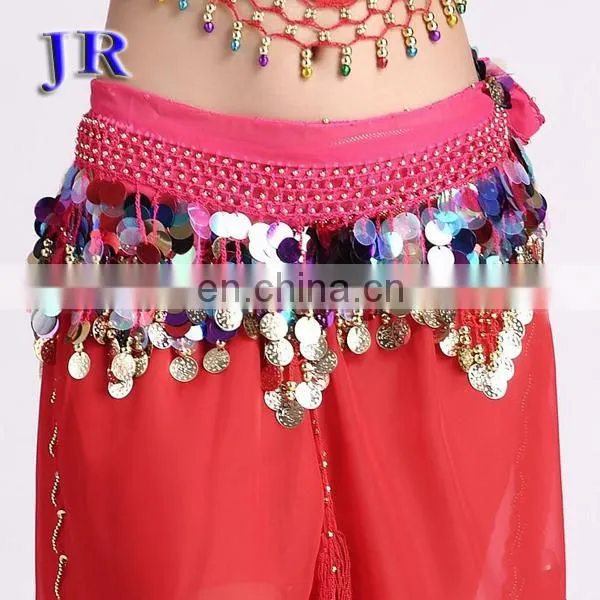 Cheap sequins belly dance hip scarf for women Y-2009#