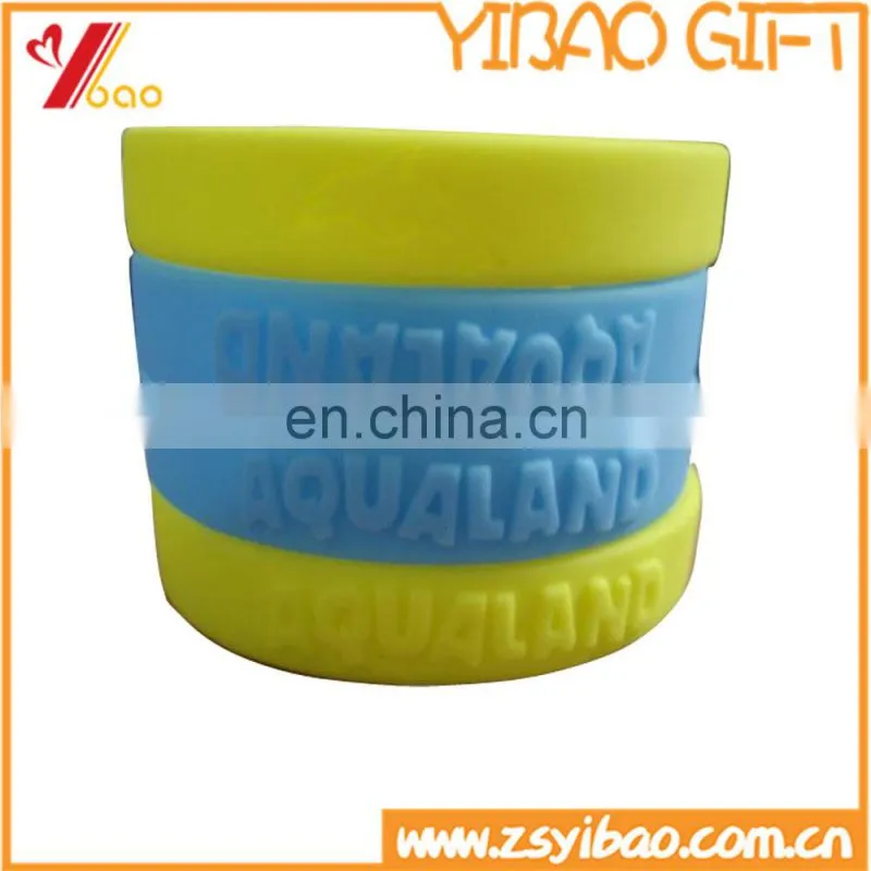 Custom size Silicone Wristband / silicone bracelet / rubber bracelet