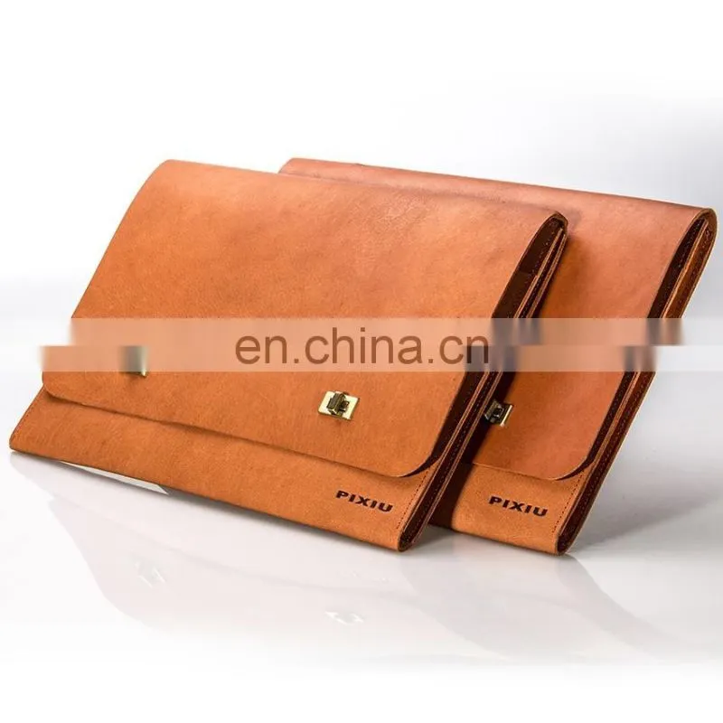 Guangzhou Factory Fashion Handmade Wholesale Leather File Holder
