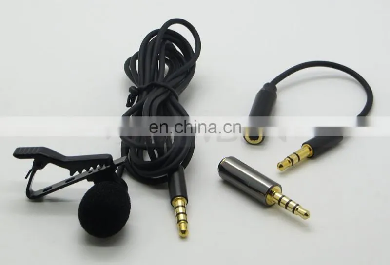 Metal Casing Seacue 3.5mm Lapel Clip-on Lavalier Microphone for iPhone,iPad,Android Phones