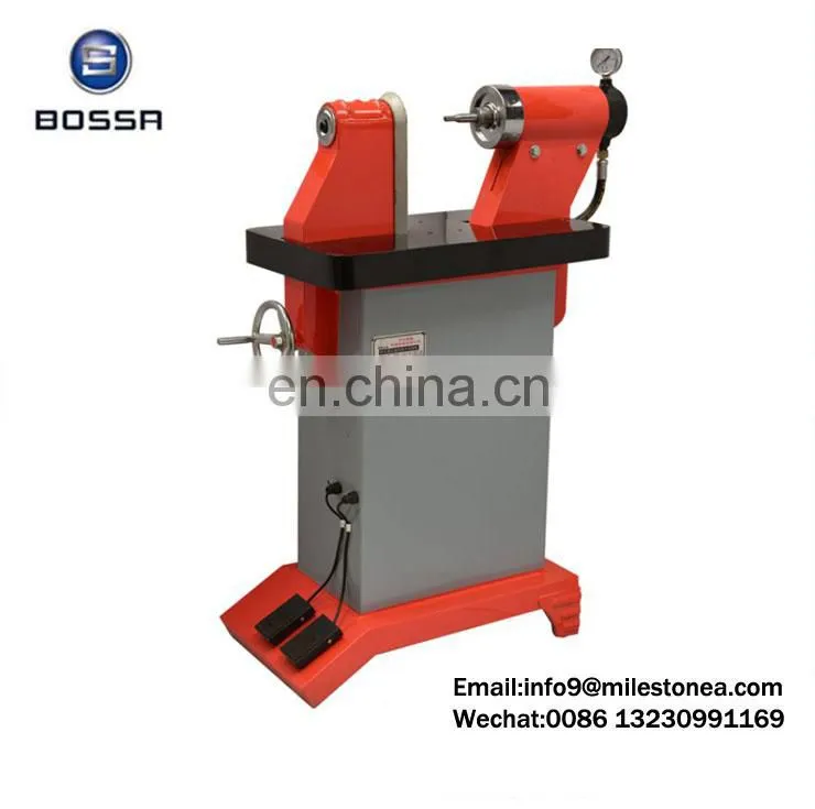 Brake shoe riveting machine for solid and hollow rivet