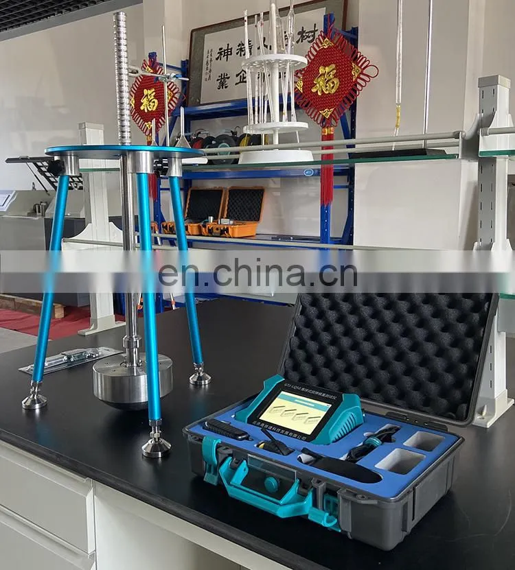 Falling ball Deformation modulus test of geotechnical materials soil