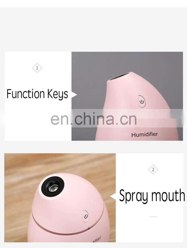 Best Selling 2021 Desktop Mini USB Multifunction Car Humidifier Mute Air bedroom Humidifier