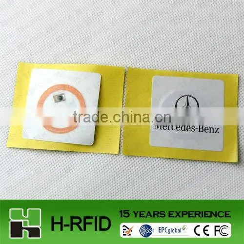 15 years exprience 125khz LF paper tag supplied for Mercedes-Benz