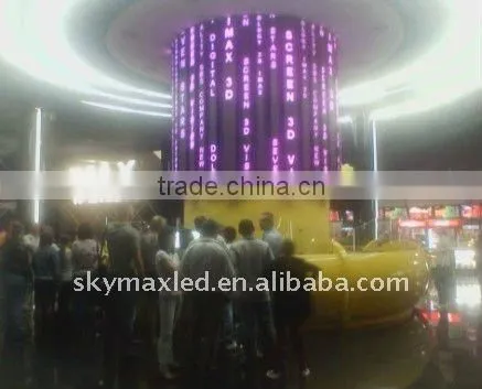 Russia Shopping Centre Full Color Indoor Strip LED Video Wall