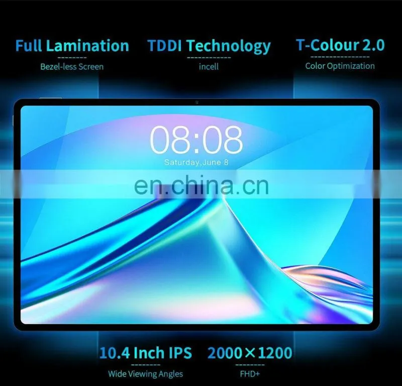 New arrival Teclast T40 Plus 4G Phone Call Tablet PC 10.4 inch 8GB 128GB 6600mAh Battery Android 11 Unisoc T618 Octa Core Tablet