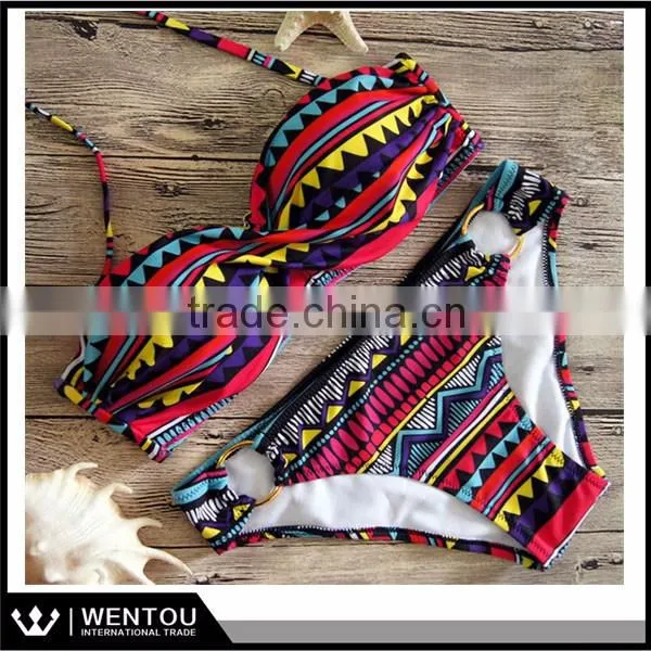 2016 New Sexy Push Up Padded Swimsuit Bikini Brazilian Biquini