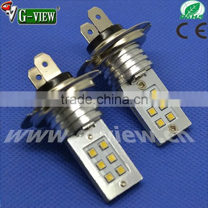 Powerful radiation of led car lightings h7 12smd 2323 chip 10-30V led auto fog light