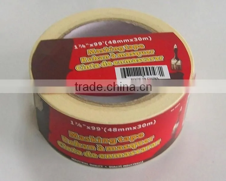 Masking Tape paper 24MM*30M Customized Size and Color OEM LOGO Printed