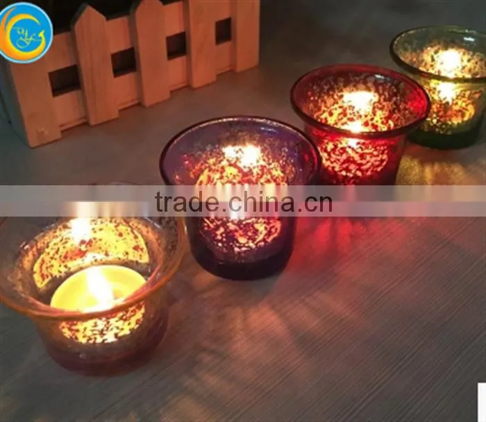 coins glass candle holder home decoration wedding centerpieces