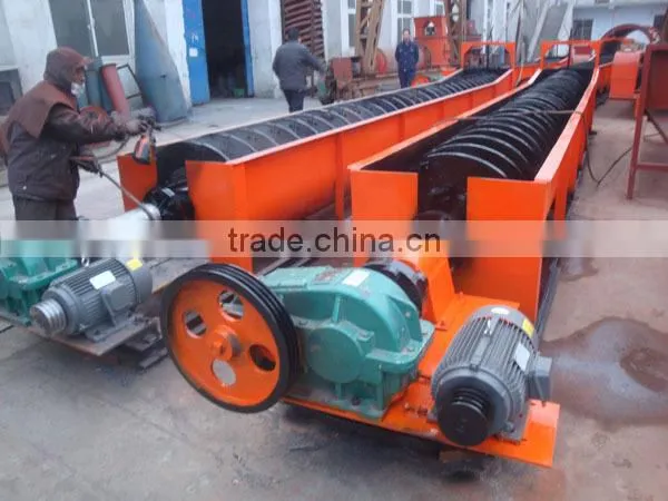 Spiral sand washer/washing machine for sand
