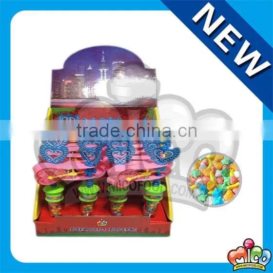 assorted plastic tube toy candy
