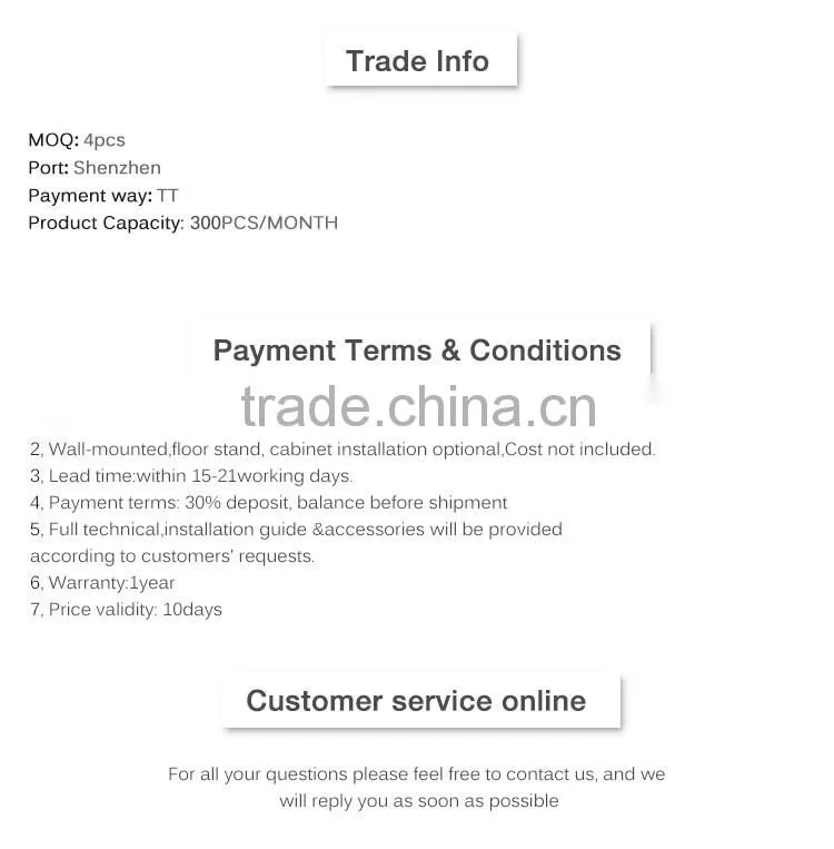 55" alibaba china superior quality interactive board