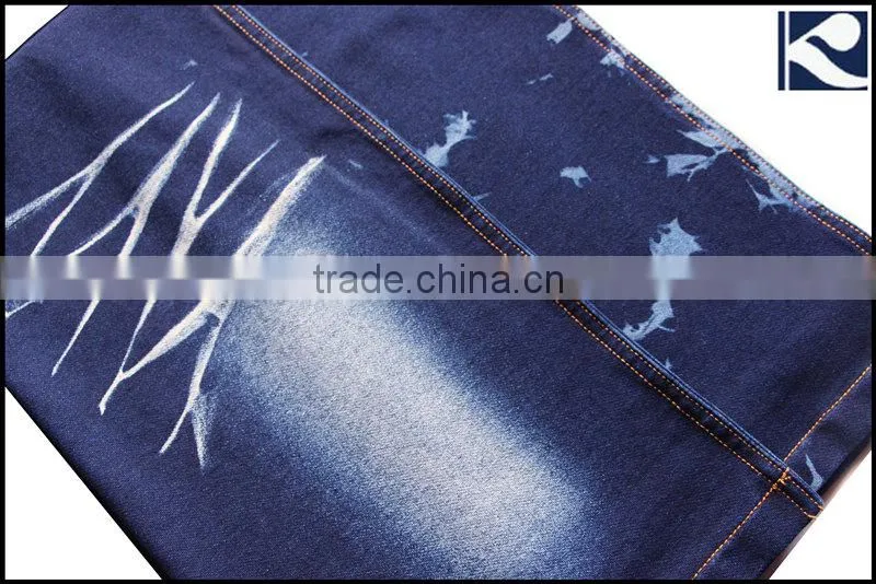 Cotton polyester knitting denim fabric