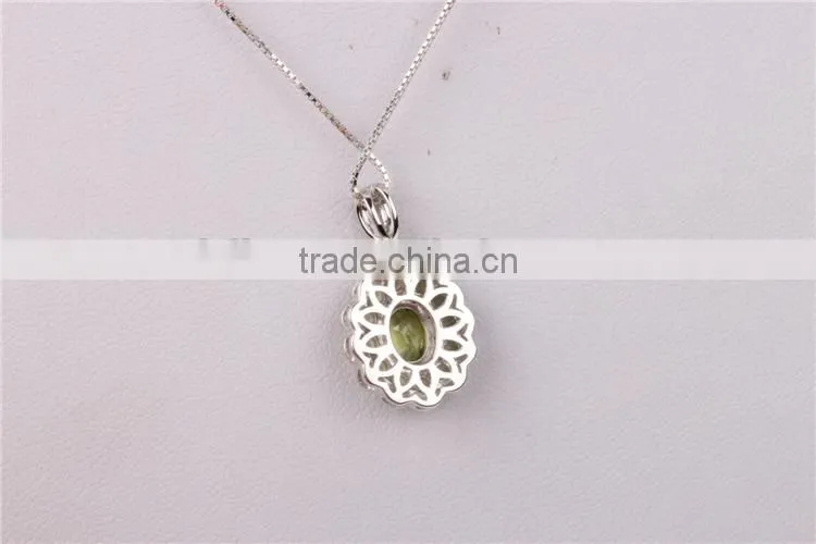Colord rhinestone jewelry set gemstone necklace charms