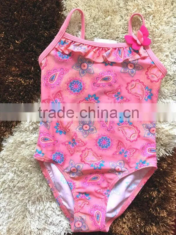one piece colored children swimwear for promotional,kids swimsuit,baby swimsuit ,girls swimwear