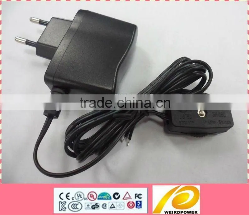 5V0.6A dc power jack plug adapter