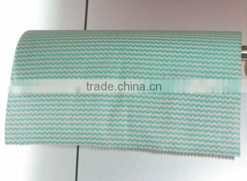 Printing Wavyline Household nonwoven Cleaning Wipe