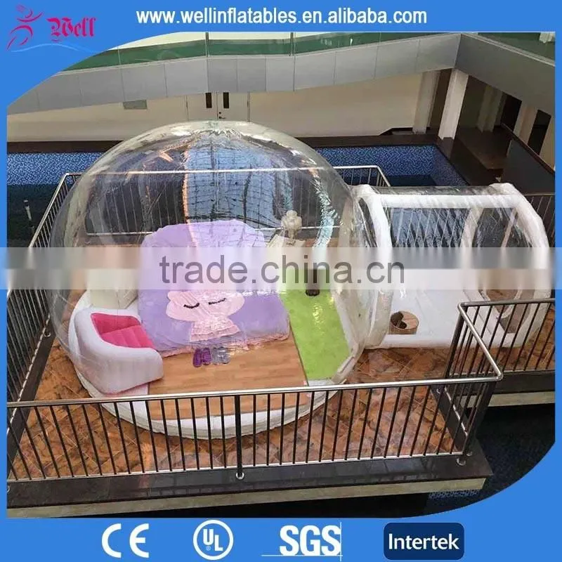 Professional production outdoor camping inflatable bubble tent
