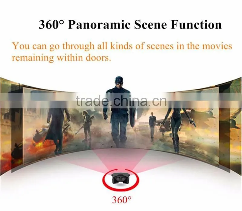 New 2016 product idea vr box cardboard intelligent glasses VR Shinecon 3d glasses virtual reality from Smofit