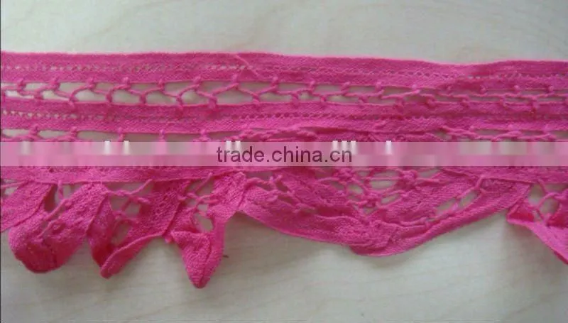 Handmade 100%cotton batten lace