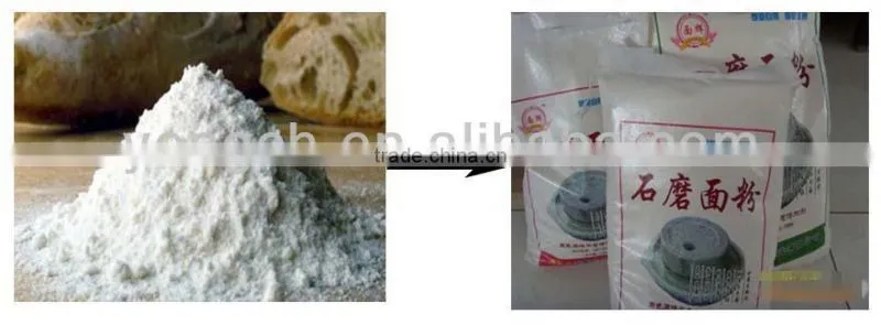 10kg wheat flour packing scale with conveyor and sewing machine