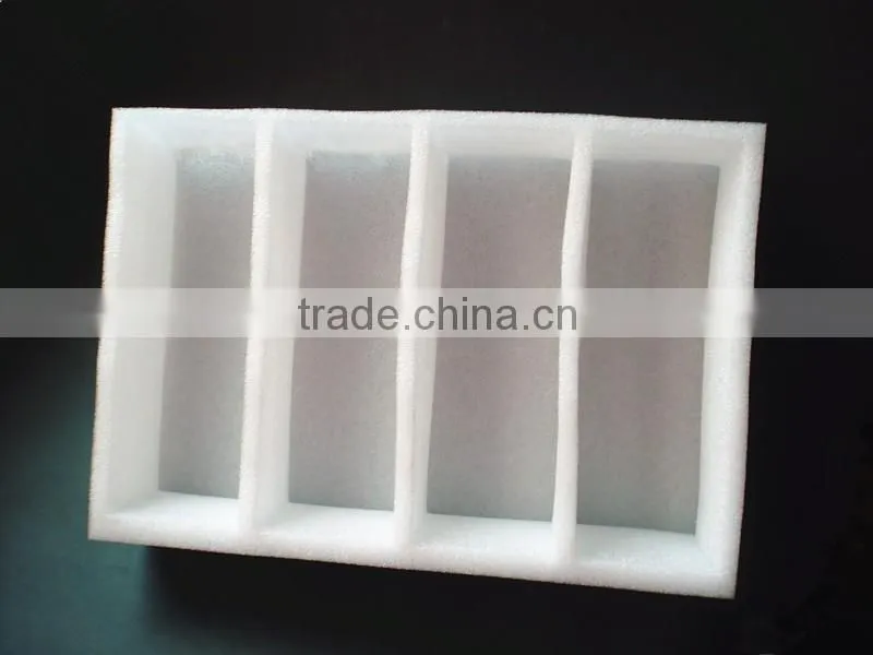 Protective foam tray, display white EPE foam tray