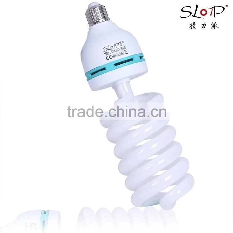 E27 lighting spiral energy saving lamp/bulb for photography studio