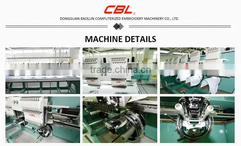 New single head embroidery machine with 12 colors
